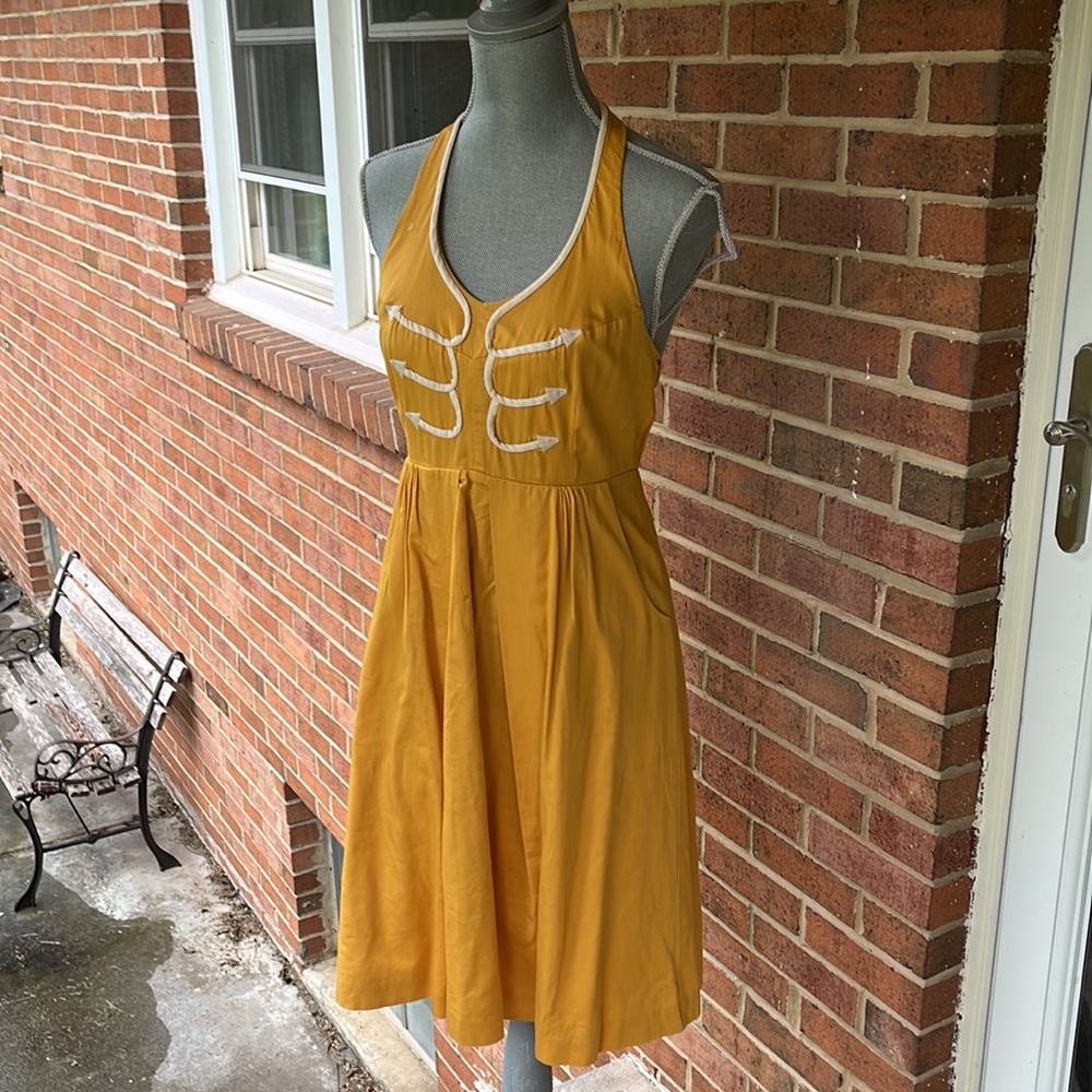 Yellow Halter Dress